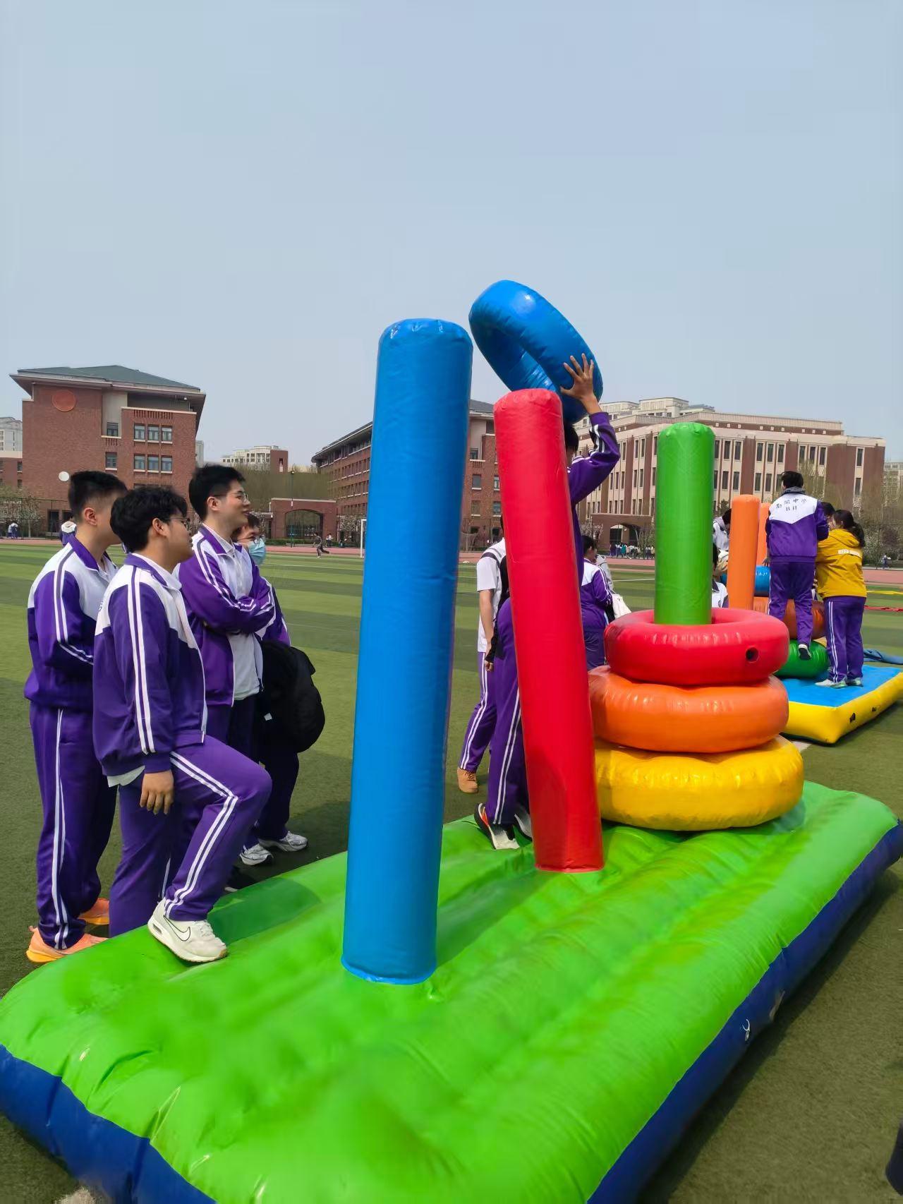 天津企业团建案例精选-大港中学户外团辅活动